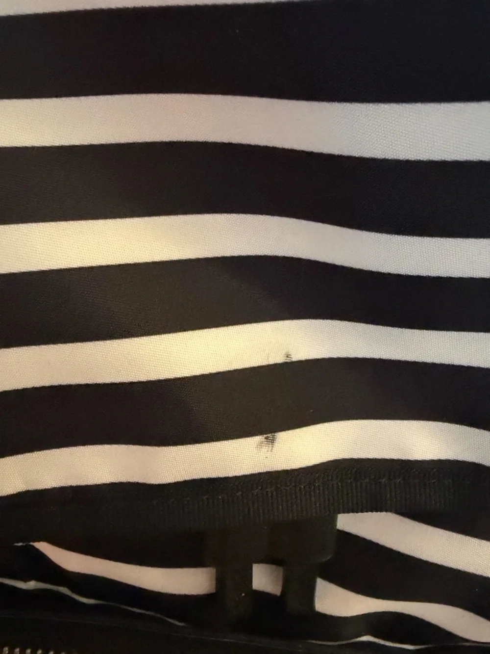 kate spade Black and White Striped Backpack - Picture 2 of 7